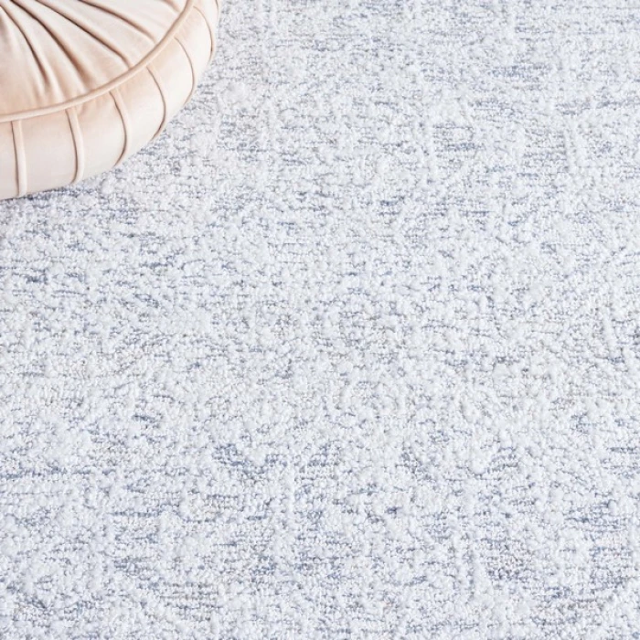 Safavieh Ebony Grey / Ivory EBN205 6 ft. X 6 ft. Square Rug