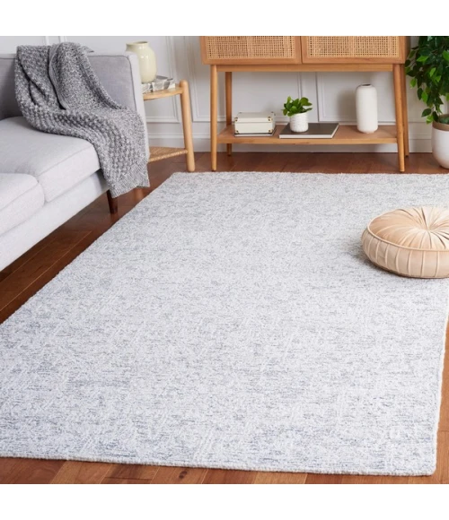 Safavieh Ebony Grey / Ivory EBN205 8 ft. X 10 ft. Rectangle Rug
