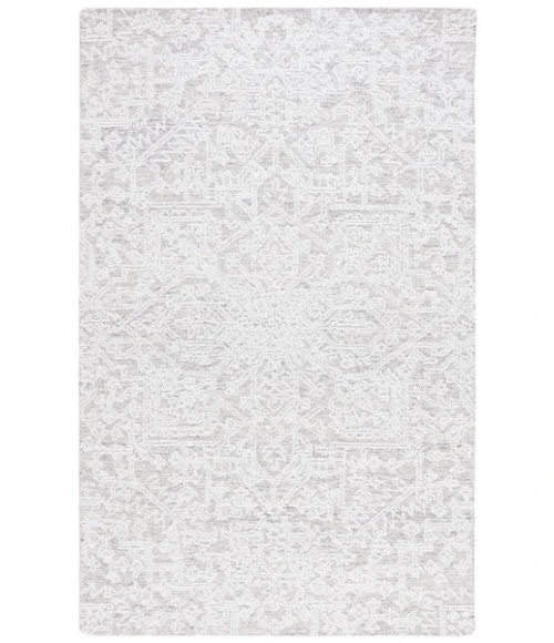 Safavieh Ebony Ivory / Silver EBN205 8 ft. X 10 ft. Rectangle Rug