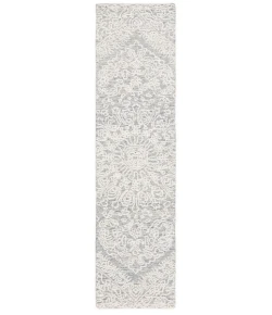 Safavieh Ebony Grey / Ivory EBN206 2 ft. 3 in. X 9 ft. Runner Rug