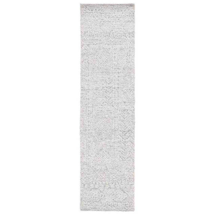 Safavieh Ebony Grey / Ivory EBN207 2 ft. 3 in. X 9 ft. Runner Rug