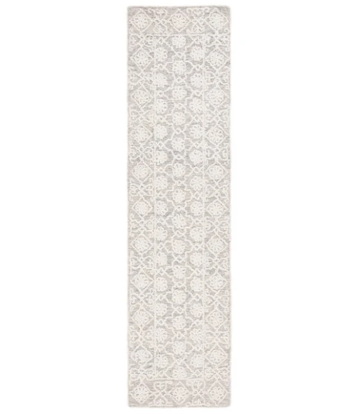 Safavieh Ebony Grey / Ivory EBN208 2 ft. 3 in. X 9 ft. Runner Rug