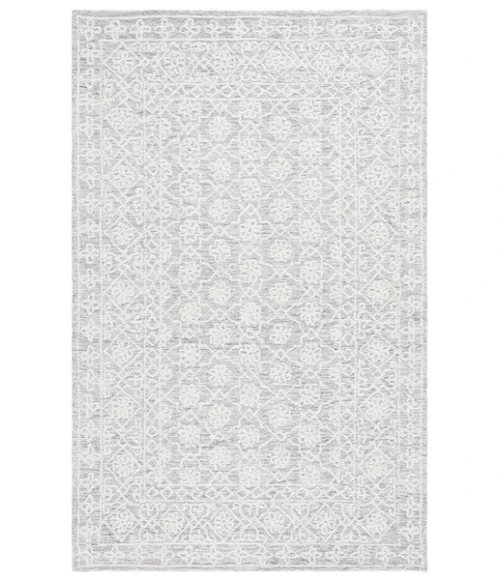 Safavieh Ebony Grey / Ivory EBN208 8 ft. X 10 ft. Rectangle Rug