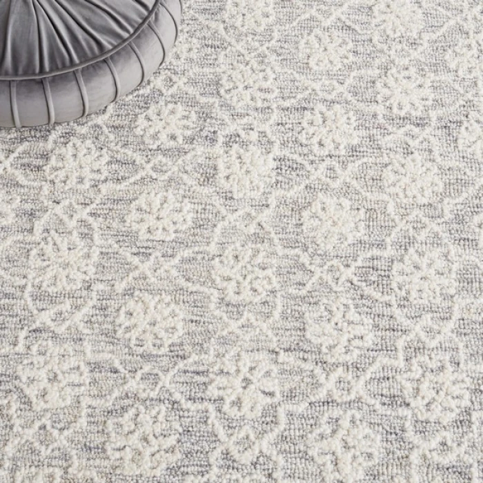 Safavieh Ebony Grey / Ivory EBN208 2 ft. 3 in. X 9 ft. Runner Rug