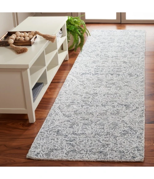 Safavieh Ebony Light Blue / Ivory EBN209 2 ft. 3 in. X 9 ft. Runner Rug