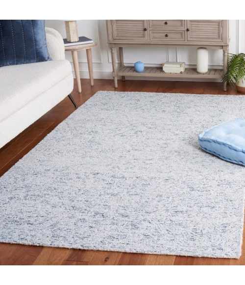 Safavieh Ebony Light Blue / Ivory EBN209 3 ft. X 5 ft. Rectangle Rug