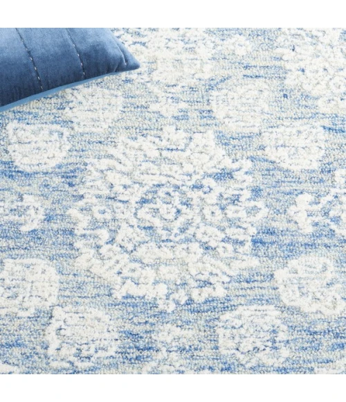 Safavieh Ebony Ivory / Blue EBN305 8 ft. X 10 ft. Rectangle Rug