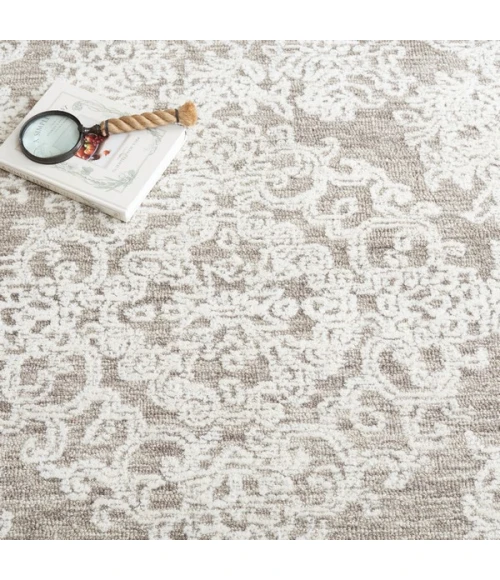 Safavieh Ebony Ivory / Dark Grey EBN308 6 ft. X 9 ft. Rectangle Rug