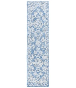 Safavieh Ebony Ivory / Blue EBN308 2 ft. 3 in. X 9 ft. Runner Rug