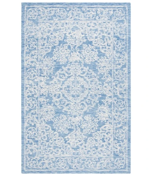 Safavieh Ebony Ivory / Blue EBN308 3 ft. X 5 ft. Rectangle Rug