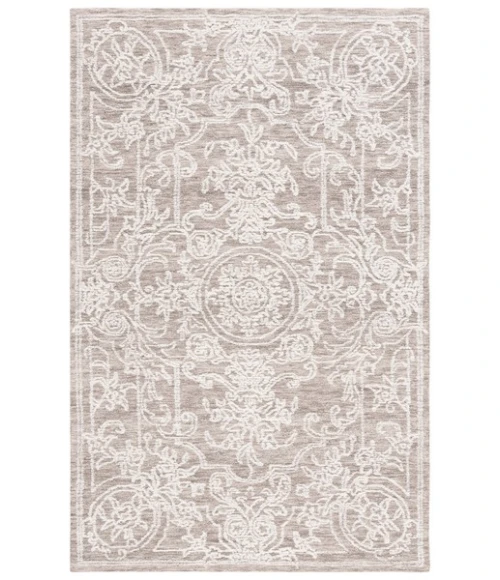 Safavieh Ebony Ivory / Dark Grey EBN309 6 ft. X 9 ft. Rectangle Rug