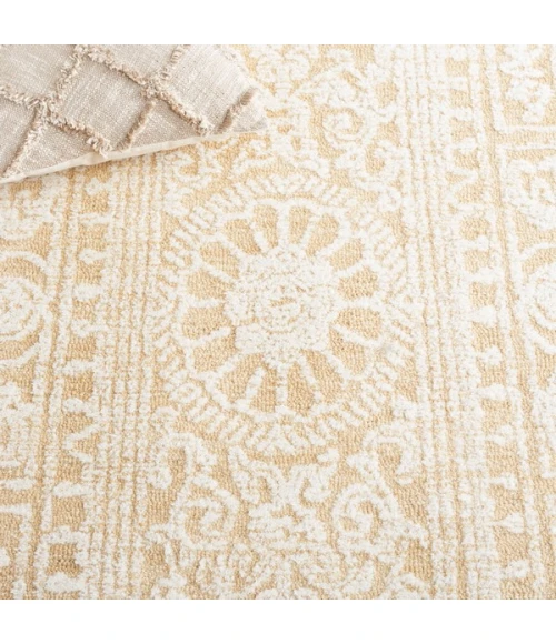 Safavieh Ebony Ivory / Gold EBN310 2 ft. 3 in. X 9 ft. Runner Rug