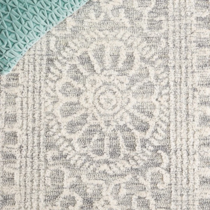 Safavieh Ebony Ivory / Grey EBN310 2 ft. 3 in. X 9 ft. Runner Rug