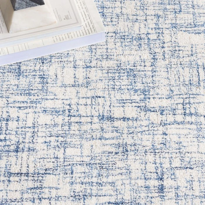 Safavieh Ebony Blue / Ivory EBN350 2 ft. 3 in. X 9 ft. Runner Rug