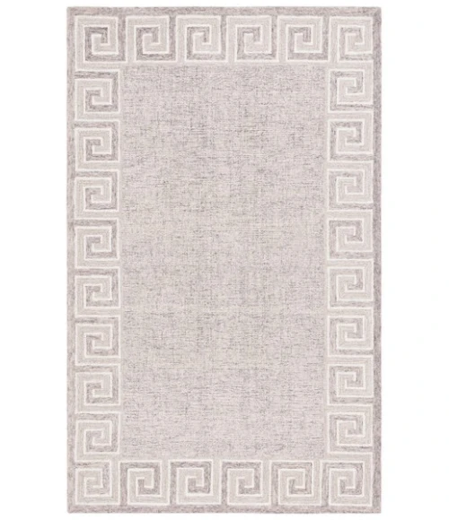 Safavieh Ebony Dark Grey / Ivory EBN354 5 ft. X 8 ft. Rectangle Rug