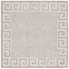 Safavieh Ebony Dark Grey / Ivory EBN354 6 ft. X 6 ft. Square Rug