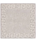 Safavieh Ebony Dark Grey / Ivory EBN354 6 ft. X 6 ft. Square Rug