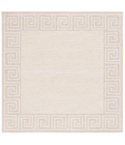 Safavieh Ebony Brown / Ivory EBN354 6 ft. X 6 ft. Square Rug