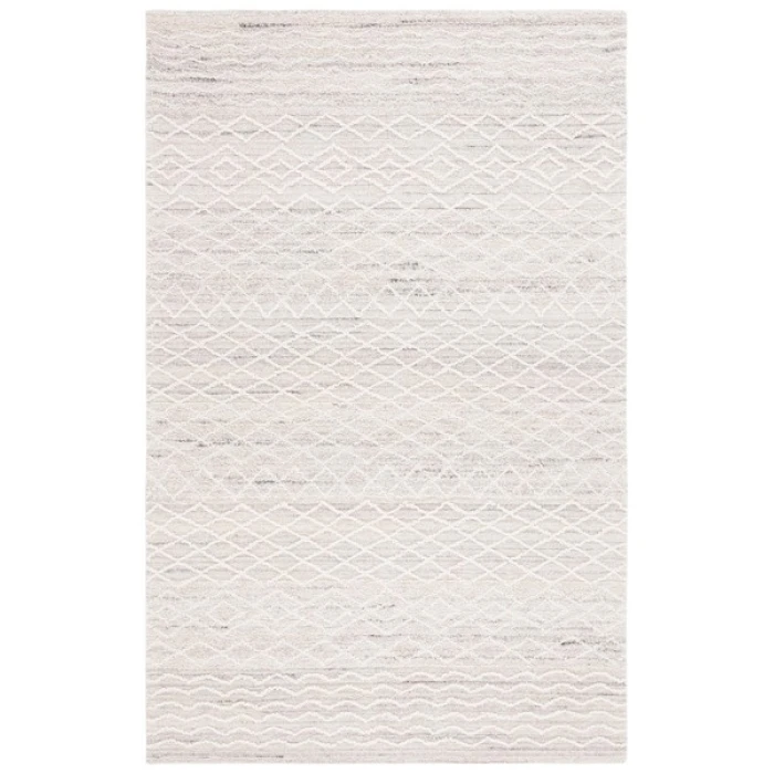 Safavieh Ebony Light Grey / Ivory EBN356 8 ft. X 10 ft. Rectangle Rug
