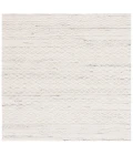 Safavieh Ebony Light Grey / Ivory EBN356 6 ft. X 6 ft. Square Rug
