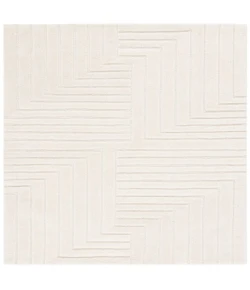 Safavieh Ebony Ivory EBN802 6 ft. X 6 ft. Square Rug