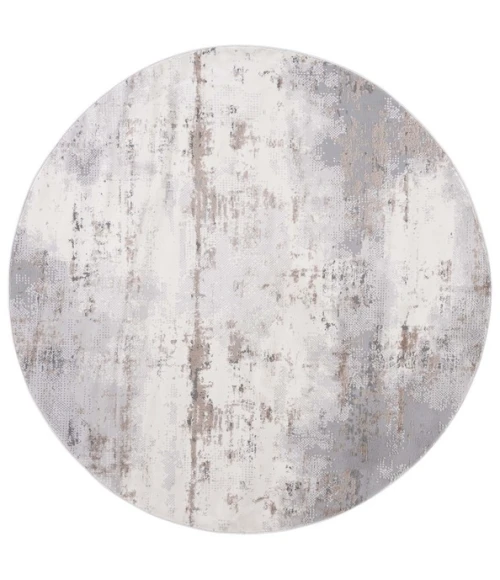 Safavieh Eternal Grey / Beige ETL204 6 ft. 7 in. X 6 ft. 7 in. Round Rug