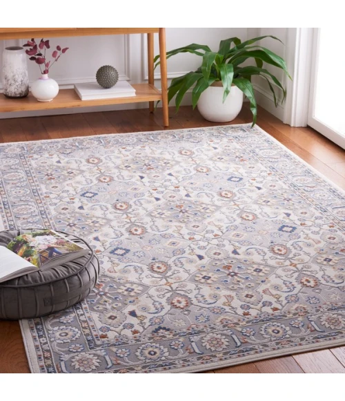 Safavieh Eternal Grey / Blue Rust ETL210 5 ft. 3 in. X 7 ft. 6 in. Rectangle Rug
