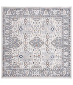Safavieh Eternal Grey / Blue Rust ETL210 6 ft. 7 in. X 6 ft. 7 in. Square Rug