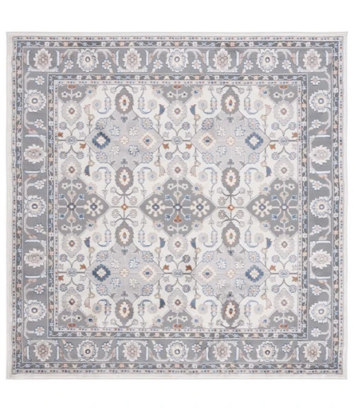 Safavieh Eternal Grey / Blue Rust ETL210 6 ft. 7 in. X 6 ft. 7 in. Square Rug