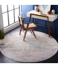 Safavieh Eternal Grey / Gold ETL212 6 ft. 7 in. X 6 ft. 7 in. Round Rug