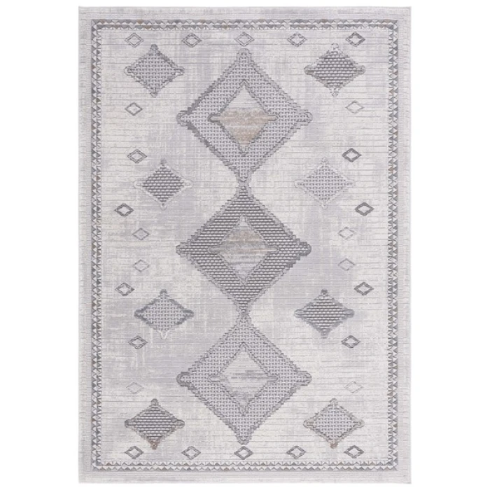 Safavieh Eternal Grey / Ivory ETL214 4 ft. X 6 ft. Rectangle Rug