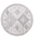 Safavieh Eternal Grey / Ivory ETL214 6 ft. 7 in. X 6 ft. 7 in. Round Rug
