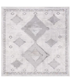Safavieh Eternal Grey / Ivory ETL214 6 ft. 7 in. X 6 ft. 7 in. Square Rug