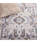 Safavieh Eternal Grey / Blue Rust ETL216 6 ft. 7 in. X 6 ft. 7 in. Round Rug