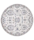 Safavieh Eternal Ivory / Grey ETL226 6 ft. 7 in. X 6 ft. 7 in. Round Rug
