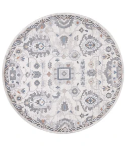 Safavieh Eternal Ivory / Grey ETL226 6 ft. 7 in. X 6 ft. 7 in. Round Rug