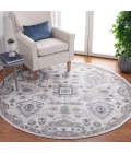 Safavieh Eternal Ivory / Grey ETL226 6 ft. 7 in. X 6 ft. 7 in. Round Rug