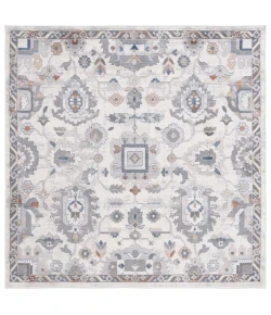 Safavieh Eternal Ivory / Grey ETL226 6 ft. 7 in. X 6 ft. 7 in. Square Rug