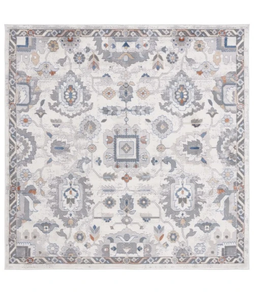 Safavieh Eternal Ivory / Grey ETL226 6 ft. 7 in. X 6 ft. 7 in. Square Rug