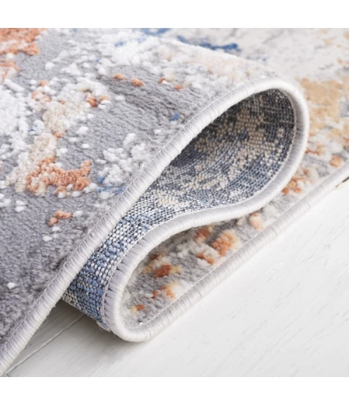 Safavieh Eternal Grey / Blue Gold ETL228 9 ft. X 12 ft. Rectangle Rug