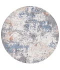 Safavieh Eternal Grey / Blue Gold ETL228 6 ft. 7 in. X 6 ft. 7 in. Round Rug