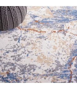 Safavieh Eternal Grey / Blue Gold ETL230 6 ft. 7 in. X 6 ft. 7 in. Round Rug