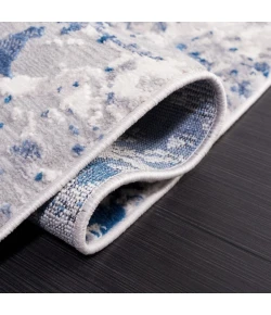 Safavieh Eternal Grey / Blue ETL230 6 ft. 7 in. X 6 ft. 7 in. Round Rug