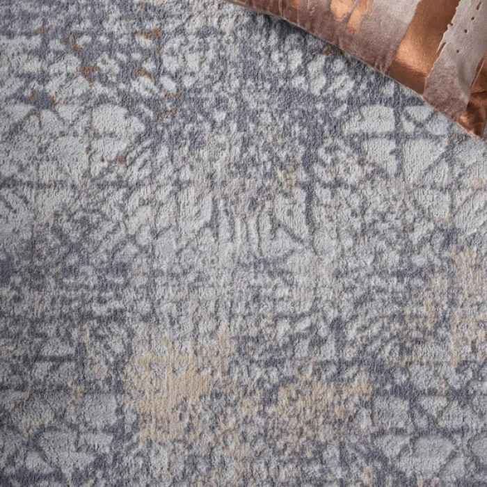 Safavieh Eternal Grey / Ivory ETL234 6 ft. 7 in. X 6 ft. 7 in. Round Rug