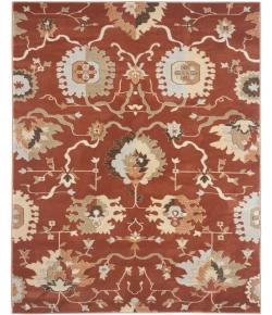 Safavieh Florenteen Rust / Ivory FLR129 5 ft. 1 in. X 7 ft. 7 in. Rectangle Rug