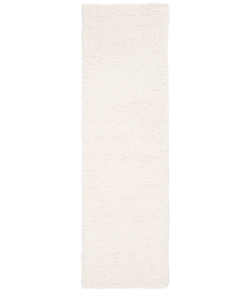 Safavieh Fontana Shag  Ivory FNT800 2 ft. 3 in. X 8 ft. Runner Rug