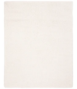 Safavieh Fontana Shag  Ivory FNT800 4 ft. X 4 ft. Round Rug