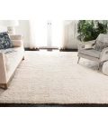 Safavieh Fontana Shag  Ivory FNT800 9 ft. X 12 ft. Rectangle Rug