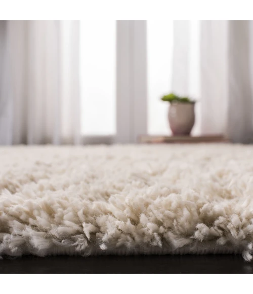 Safavieh Fontana Shag  Creme FNT800 8 ft. X 10 ft. Rectangle Rug