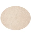 Safavieh Fontana Shag  Creme FNT800 4 ft. X 4 ft. Round Rug